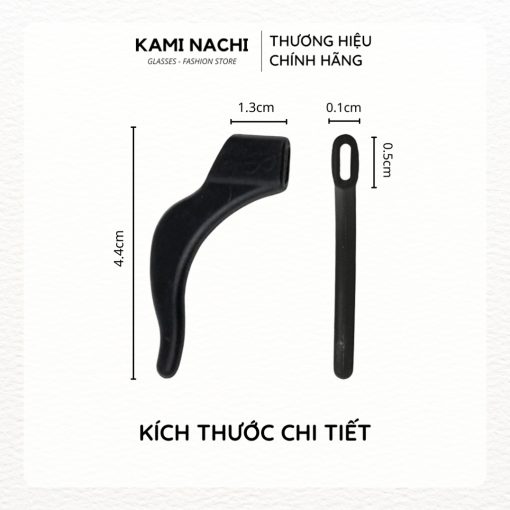 Miếng đệm làm êm tai cho kính bằng silicon siêu bền hình móc câu chống trượt KAMI NACHI - Ảnh 3