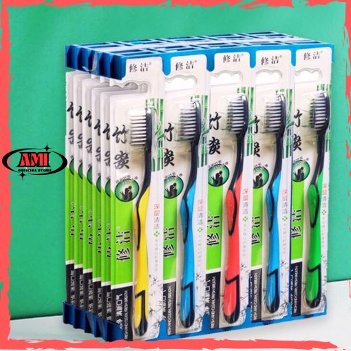 Bàn chải đánh răng  Hàn Quốc Chính hãng - Bàn chải than tre hoạt tính AMI - Ảnh 2