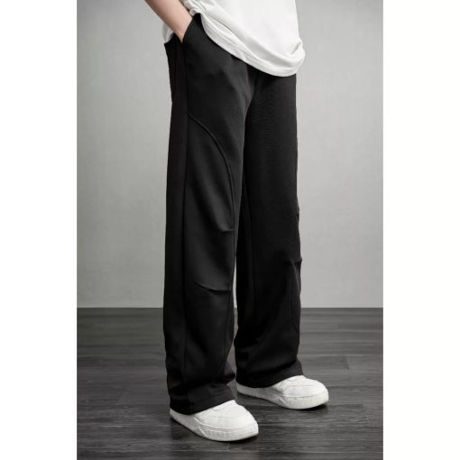 Quần Nỉ Ống Suông Nam Nữ ZONEF STUDIO Chất Nỉ 2 Da Unisex Nam Nữ Đi Học Đi Chơi [QNL] - Ảnh 5