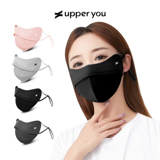 Khẩu Trang Chống Nắng Chống UV UPPER YOU Chất Lụa Băng Mịn Mát Thoáng Khí - FM01 - Ảnh 2