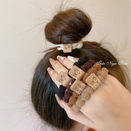 Dây buộc tóc tag hình thỏ hàng nhập! (có sẵn, hình thật) THẢO NGỌC STORE - Ảnh 3