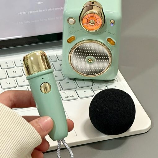 Loa bluetooth mic Divoom model little witch 2 - bộ đôi Divoom Bluetooth fairy kara KTV - Một Chút Xinh - Ảnh 4