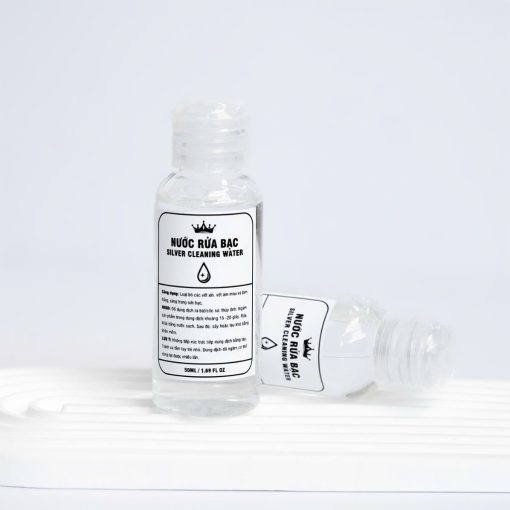 Nước rửa bạc loại to 50ml làm bóng sáng và làm mới trang sức bạc TBHP - Ảnh 2