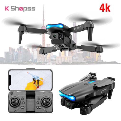 Máy bay flycam mini E99 Pro 4K Drone Camera 4K wifi kết nối,Cuộn 360°,Chụp ảnh bằng cử ch - Ảnh 2