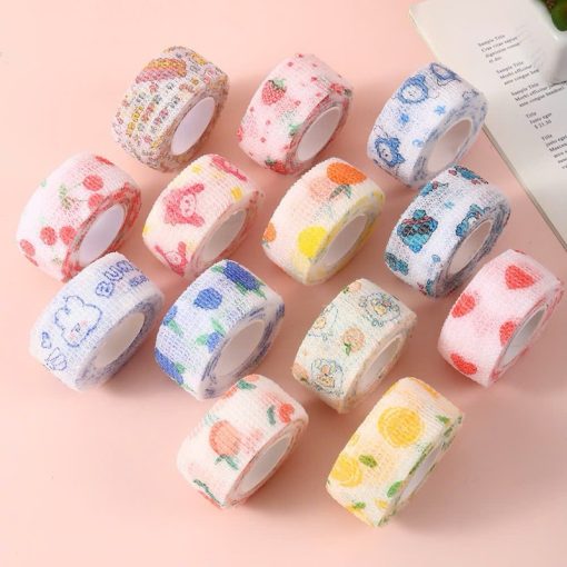 [ Combo 5 cuộn ] Băng keo quấn ngón tay nhiều mẫu hoạ tiết đáng yêu - Ảnh 2