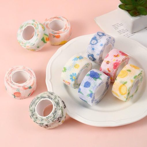 [ Combo 5 cuộn ] Băng keo quấn ngón tay nhiều mẫu hoạ tiết đáng yêu - Ảnh 3