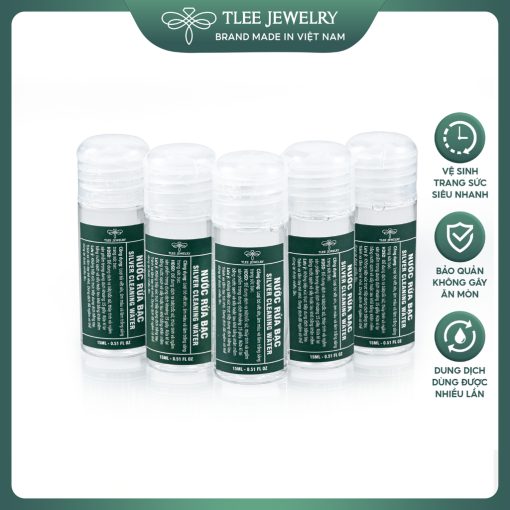 Nước rửa trang sức bạc TLEE dung dịch làm sáng bóng bạc như mới 15ml TLEE JEWELRY PK0116 - Ảnh 2