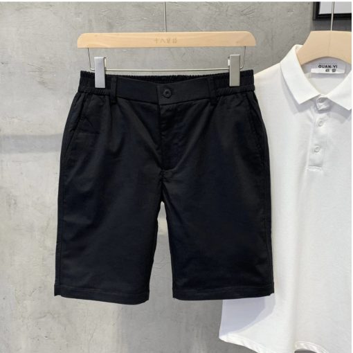 QUẦN SHORT KAKI QUẦN ĐÙI NAM GIÓ MEN&BASIC Cạp Nửa Chun Dáng Trẻ Trung Vải Mềm Mại Thoáng Mát Dãn - Ảnh 5