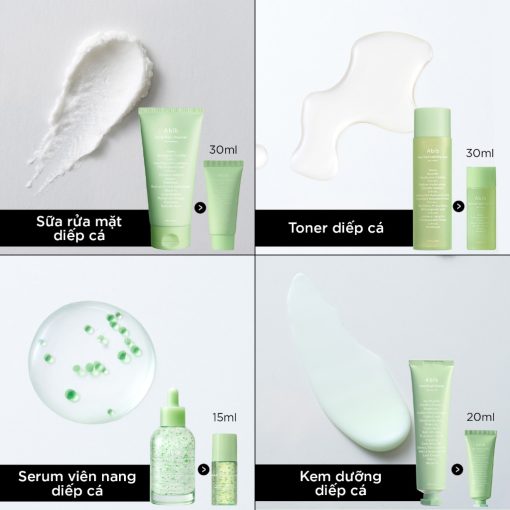Bộ dưỡng da Abib diếp cá 4 món mini phiên bản trải nghiệm Heartleaf Calming Trial Kit - Ảnh 5