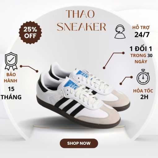 Giày Thể Thao Samb Nam Nữ, Giày Sneaker Đủ Màu Trắng Đen Full Box (CÓ HỖ TRỢ ĐỔI SIZE) || Sam - Ảnh 2