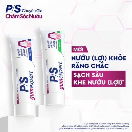 Bộ 3 kem đánh răng P/S Chuyên gia Chăm sóc nướu 100g hỗ trợ giúp nướu khỏe răng chắc, cải thiện sức khỏe nướu - Ảnh 4