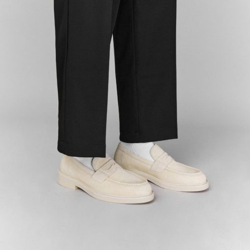 Giày Lười Nam Nữ THEWOLF SEAN PENNY LOAFER - Đen / Đen Kem / Tan - Ảnh 4