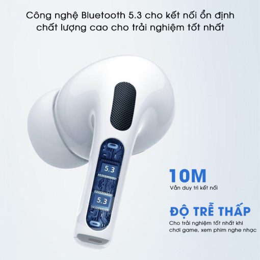 Tai Nghe Bluetooth PRO2 Không Dây Thế Hệ Mới ,Đàm Thoại Hai Chiều,Pin Trâu 6H-8H ,Chính Hãng A1CURA - Ảnh 5