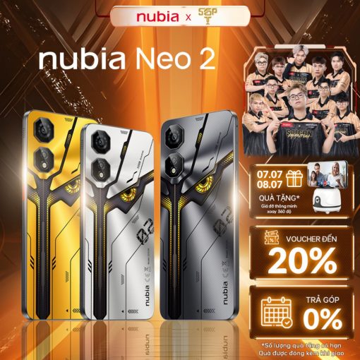Điện thoại Gaming Nubia Neo 2| 20(8+12)GB/256GB| 6.72'' 120Hz | Sạc nhanh 33W| Bảo hành 18 tháng - Ảnh 2
