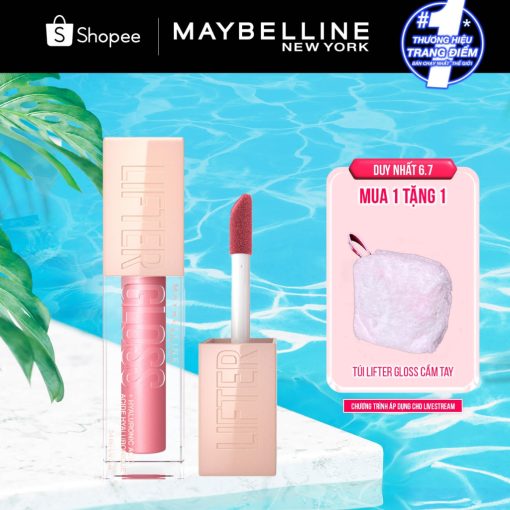Son Bóng Lifter Gloss cho Đôi Môi Đầy Căng Mọng Kẹo cùng Hyaluronic Acid Maybelline New York 5.4ML - Ảnh 2