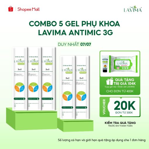 Gel Phụ Khoa Nữ (Đũa Thần Inner) Lavima Antimic Thảo Dược Giảm Viêm Nấm Ngứa Dạng Bút 3g - Ảnh 2