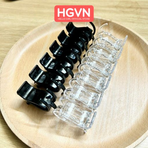 SET 12 Kẹp Càng Cua Nhựa Trong Suốt Cao Cấp - Ảnh 3