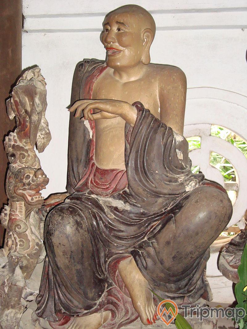 bức tượng la hán trong chùa Tây Phương, 