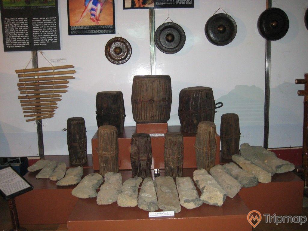 Nơi trưng bày hiện vật lịch sử của Bảo tàng tỉnh Lâm Đồng