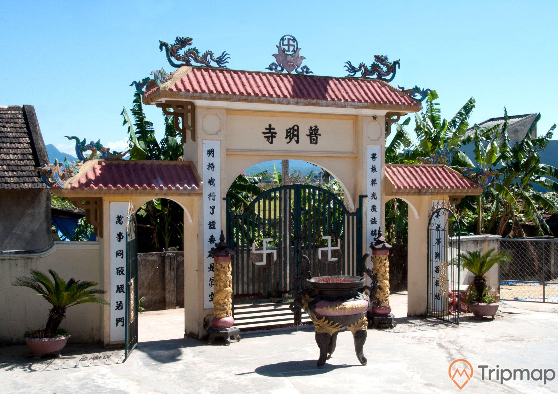 Kiến trúc độc đáo của chùa Phổ Minh