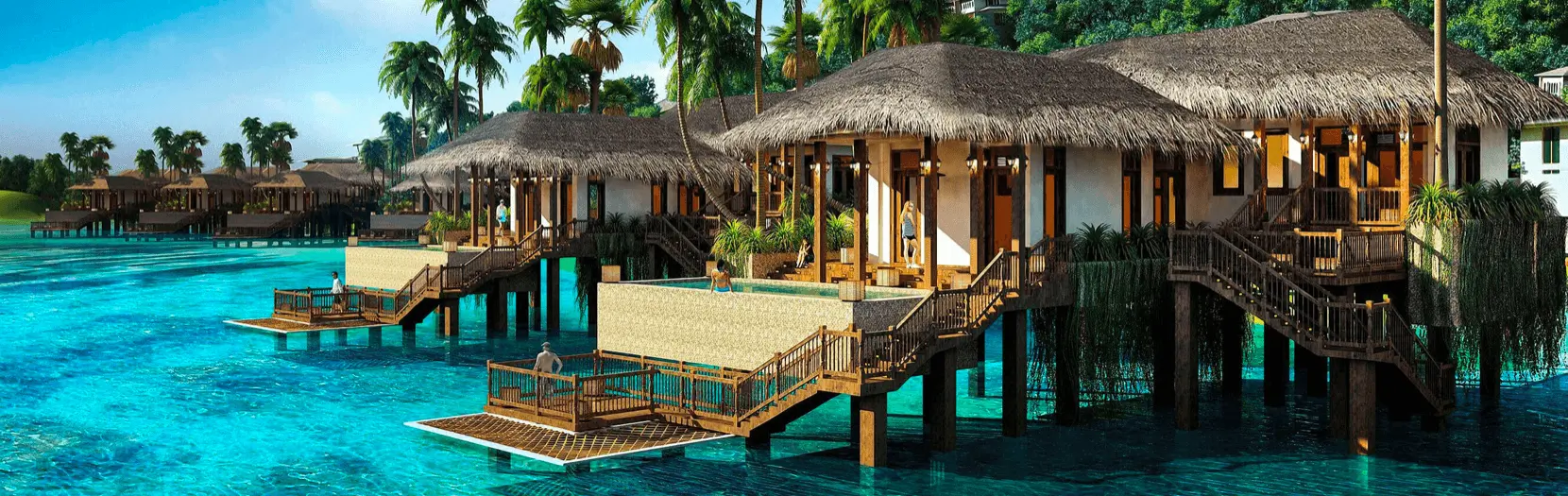 a resort with a pool