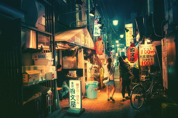 cuộc sống về đêm ở Tokyo