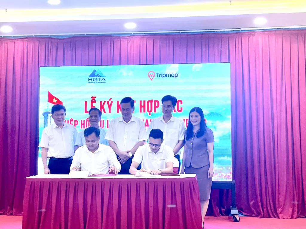 Hiệp hội du lịch tỉnh Hà Giang ký kết cùng TRIPMAP trong việc quản lý và công khai nội dung số du lịch