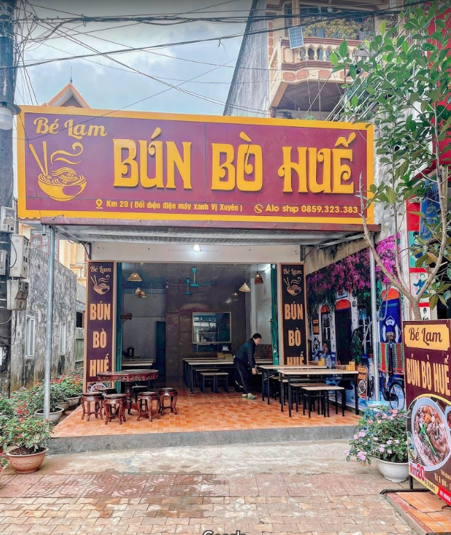 Bún bò Huế Bé Lam